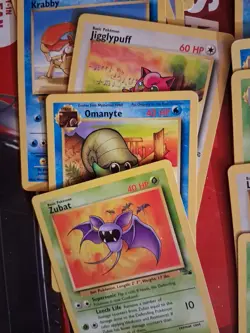 Lot Of 20 1999 Pokemon Cards Jigglypuff Eevee Mankay Zubat Nidoran - Image 5