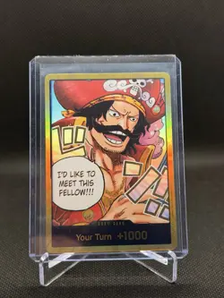 DON!! Card (Gol.D.Roger) (Gold) Carrying On His Will Foil - Image 1