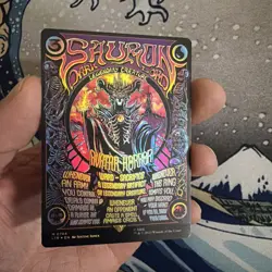 Sauron, the Dark Lord (Borderless Poster) -Foil Near Mint MTG - LTR 0744 - Image 2
