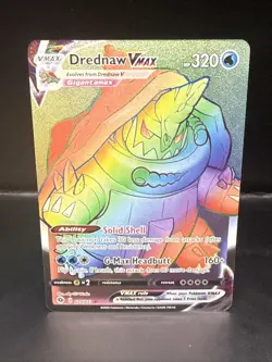Pokemon TCG Drednaw VMAX Secret Rare Full Art Card Champions Path 075/073 - Image 1