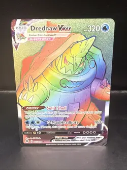 Pokemon TCG Drednaw VMAX Secret Rare Full Art Card Champions Path 075/073 - Image 2