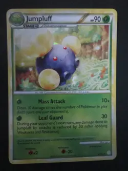 JUMPLUFF HOLO POKEMON CARD 6/123 HEART GOLD SOUL SILVER NEVER PLAYED COND NM- - Image 1