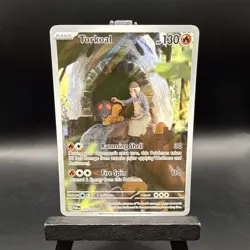 Pokemon TCG Torkoal Scarlet & Violet Twilight Masquerade Holo Card 172/167 - Image 1