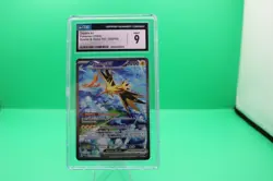 CGC 9 Zapdos ex 2023 Scarlet & Violet 151 202/165 Illustration Rare Pokemon Card - Image 2