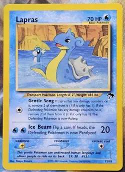 Pokemon Card - Lapras Southern Islands 12/18 Promo - LP - Image 1