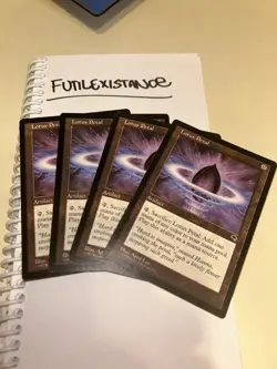 Lotus Petal Tempest MTG Regular Lightly Played Magic the Gathering Card Set of 4 - Image 1