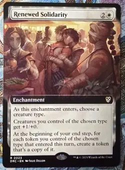 Renewed Solidarity (Extended Art) Commander: Aetherdrift Regular, #23 - Image 1