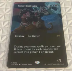 MTG Temur Battlecrier Rare 0372 Borderless - Tarkir: Dragonstorm - Image 2
