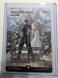 MTG - Blessing of the Oracle - Final Fantasy - Akroma's Will 0021 Mythic - Image 1