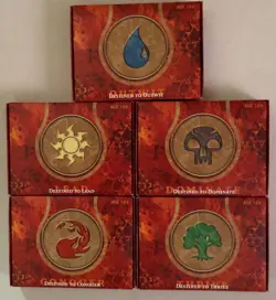 Set of 5 MTG Magic the Gathering BORN OF THE GODS 2014 PRERELEASE Kits SEALED - Image 1