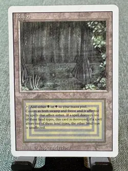 MTG Bayou - Revised Edition Rare Land Magic The Gathering NM - Image 1