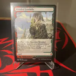 MTG Zendikar Rising Wooded Foothills 004/030 - Image 1