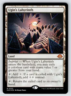 Ugin's Labyrinth Foil - Modern Horizons 3 - MTG Magic the Gathering - Image 1