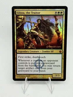 Magic: The Gathering Glissa, the Traitor Legendary Creature Foil Prerelease Wiz. - Image 1