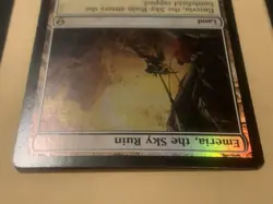MTG Emeria, The Sky Ruin (Foil) Zendikar Magic The Gathering Moderately Played - Image 2