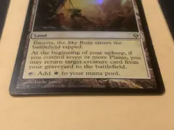 MTG Emeria, The Sky Ruin (Foil) Zendikar Magic The Gathering Moderately Played - Image 3