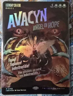Avacyn, Angel of Hope (Showcase Poster) Innistrad Remastered, Foil, MTG, #482 - Image 1