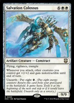 x1 Salvation Colossus R MTG Commander: Modern Horizons 3 M/NM, English - Image 1