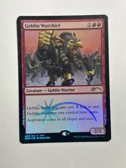 Goblin Warchief (2006) FNM Promos Foil Magic the Gathering MTG - Image 1