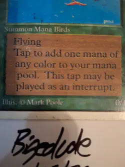 MTG Unlimited Birds of Paradise - See Pics for Condition - bigedude - Image 2