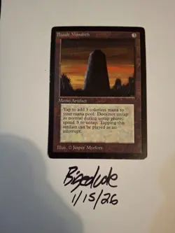 MTG Beta Basalt Monolith - See Pics for Condition - bigedude - Image 1