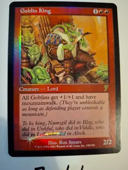 MTG Foil Goblin King 7th Edition - See Pics for Condition - bigedude - Image 1