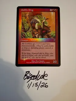 MTG Foil Goblin King 7th Edition - See Pics for Condition - bigedude - Image 4