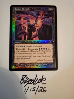 MTG Foil Cabal Ritual - Torment - See Pics for Condition - bigedude - Image 1