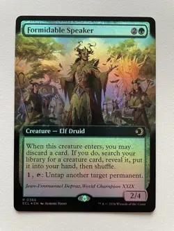 MTG Formidable Speaker EXTENDED ART FOIL 0366 ECL - Image 1