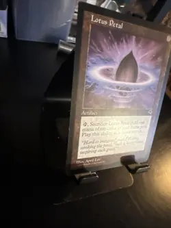 MTG Lotus Petal, Tempest , #3 2X Never Played - Image 5