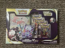 Pokemon TCG Hisuian Zoroark VSTAR Premium Collection Box New/Factory Sealed - Image 1