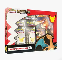 Pokemon TCG Celebrations Collection Lance’s Charizard V BRAND NEW SEALED - Image 1