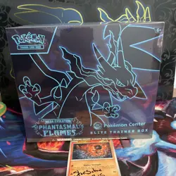 Pokemon Phantasmal Flames Pokemon Center Elite Trainer Box Sealed - Image 1