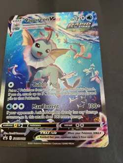 JUMBO Vaporeon VMAX SWSH182 Pokemon TCG NM/M Tracked Free Ship - Image 5