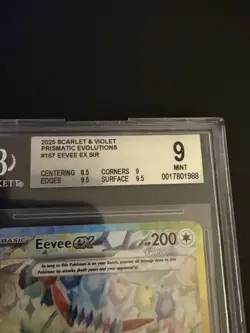 Pokemon Eevee EX SIR Prismatic Evolutions 167/131 M/NM - Image 3