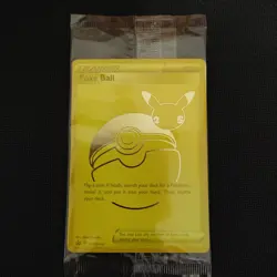 Pokemon Poke Ball SWSH146 Celebrations Full Art Gold Holofoil Promo SEALED - Image 1