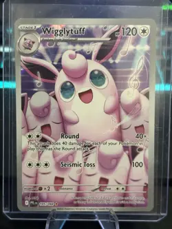 Pokemon TCG Wigglytuff 105/094 Illustration Rare Holo Me02: Phantasmal Flames - Image 1