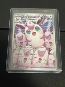 Pokemon TCG Wigglytuff 105/094 Illustration Rare Holo Me02: Phantasmal Flames - Image 3