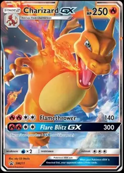 Charizard GX - SM211 - Hidden Fates - Pokemon Black Star Promo - Ultra Rare Holo - Image 1
