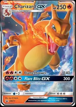 Charizard GX - SM211 - Hidden Fates - Pokemon Black Star Promo - Ultra Rare Holo - Image 2