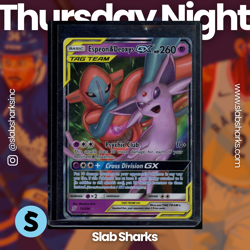 2019 POKEMON SUN & MOON UNIFIED MINDS #72/236 ESPEON DEOXYS GX TAG TEAM - Image 1