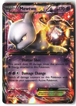 Mewtwo EX ⭐ XY107 Holo Promo XY Black Star Promos 2013 Pokemon NM - Image 1