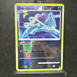 2007 Pokemon Diamond & Pearl Secret Wonders #19/32 Suicune Holo V754 MP - Image 1