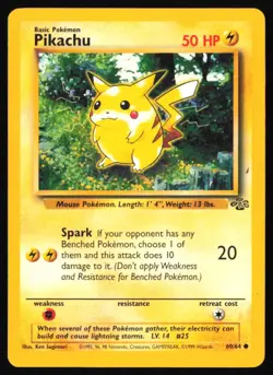 Pikachu #60/64 Jungle - Pokemon TCG - Lightly played - Image 1