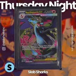 2025 POKEMON PHANTASMAL FLAMES - PFL EN #109/094 MEGA CHARIZARD X EX ULTRA RARE - Image 1