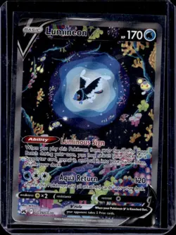 2023 Pokemon Sword & Shield Crown Zenith Lumineon V Galarian Gallery #GG39/GG70 - Image 1