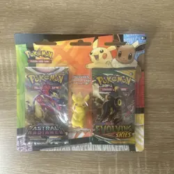 Pokemon TCG: Back to School Eraser Blister - Pikachu Eraser & 2 Booster Packs - Image 1