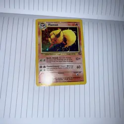 Pokemon TCG Flareon Jungle 3/64 Holo Unlimited Holo Rare hp - Image 3