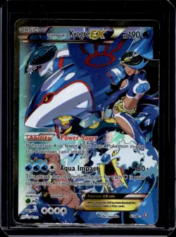 2015 Pokemon XY Double Crisis Team Aqua's Kyogre Full Art #6 - Image 1