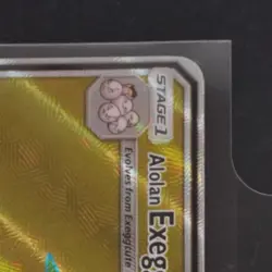 2017 POKEMON SUN & MOON CRIMSON INVASION #107/111 ALOLAN EXEGGUTOR GX FULL ART - Image 5